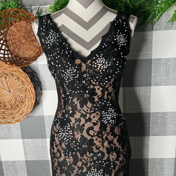 Jovani Black Prom Military Ball Dress - Picture 6 of 7